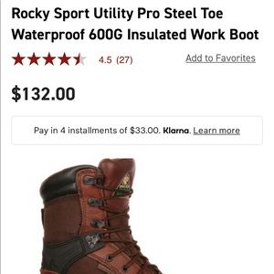 Rocky Steel Toe Boots